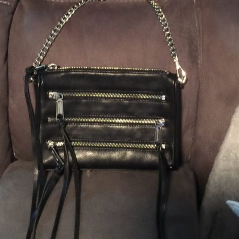 Rebecca minkoff mini 5 zip bag